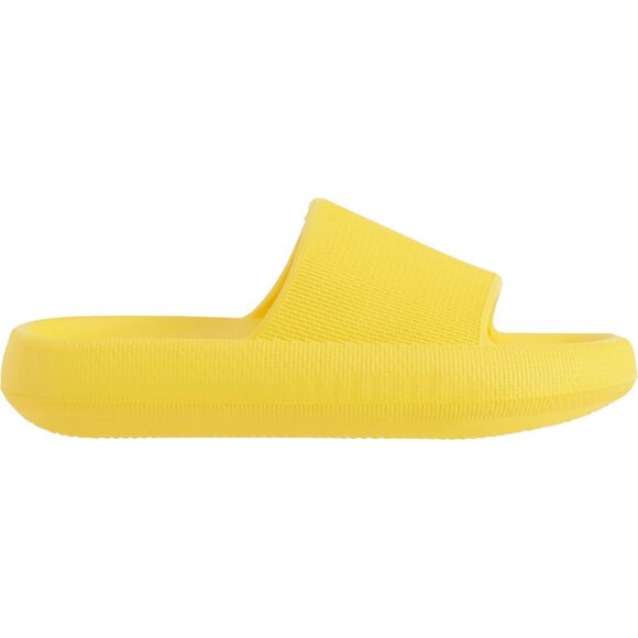 CUSHIONAIRE Yellow Feather Platform Recovery Cloud Slide Sandals - US 7 - Picture 3 of 5